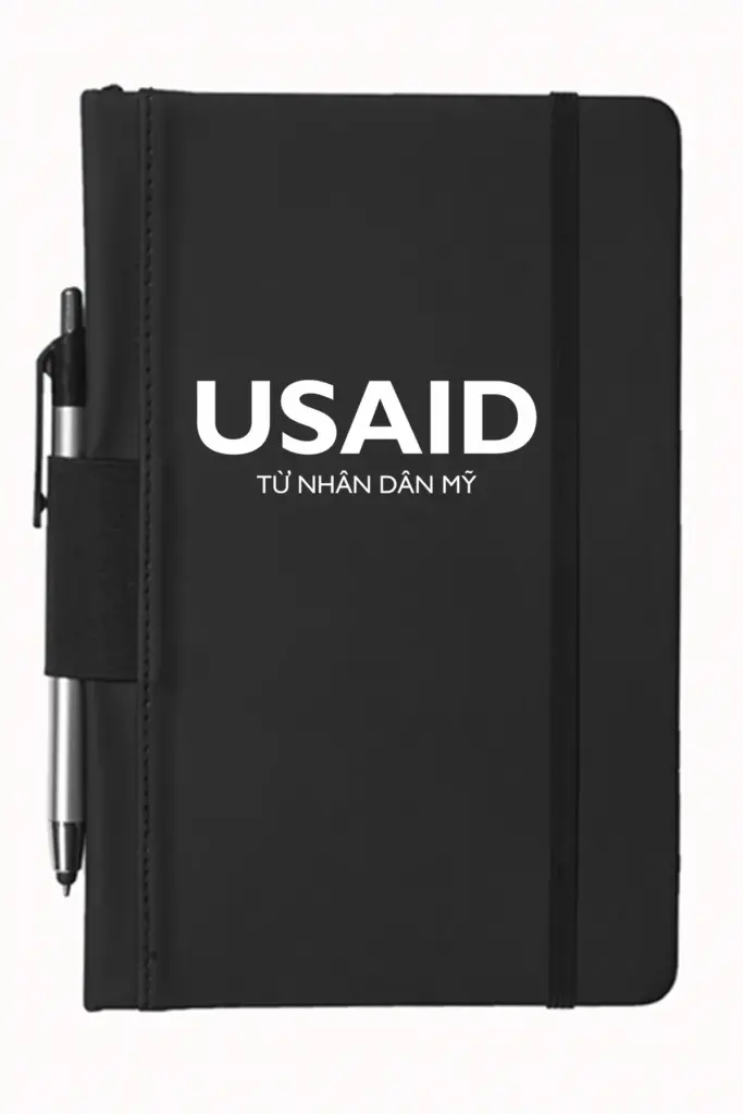 USAID Vietnamese - 5"x9" Executive Notebooks with Pen