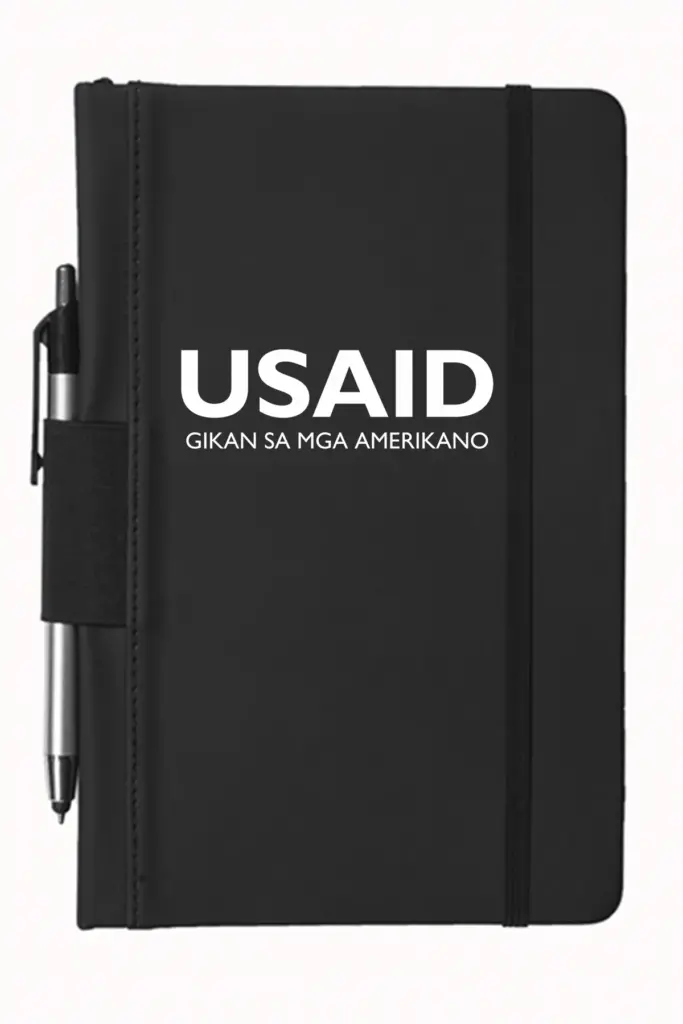 USAID Cebuano - 5"x9" Executive Notebooks with Pen