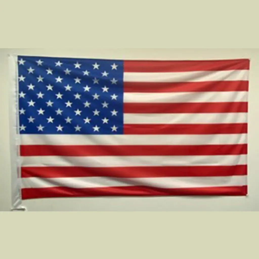 USAID Hun Pole American Flag - Single Sided 3 x 5 feet