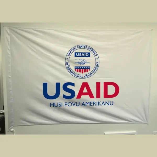 USAID Tetum Pole USAID Flag - Single Sided 4 x 6 feet