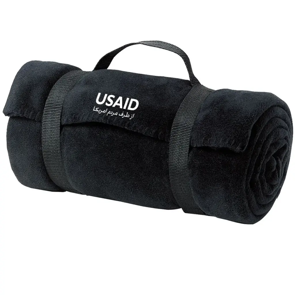 USAID Farsi - Port Authority Value Fleece Blanket w/ Strap