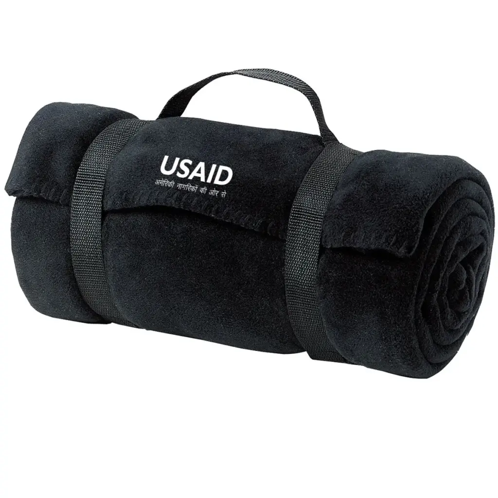USAID Hindi - Port Authority Value Fleece Blanket w/ Strap