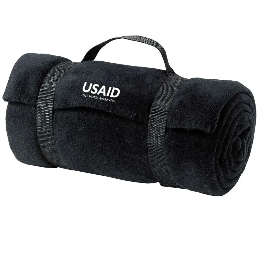 USAID Bicolano - Port Authority Value Fleece Blanket w/ Strap