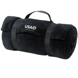 USAID Burmese - Port Authority Value Fleece Blanket w/ Strap