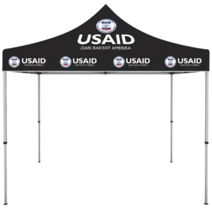 USAID Bahasa Indonesia - ONE CHOICE 10 ft. Steel Canopy Tent Dye-Sub Graphic Package