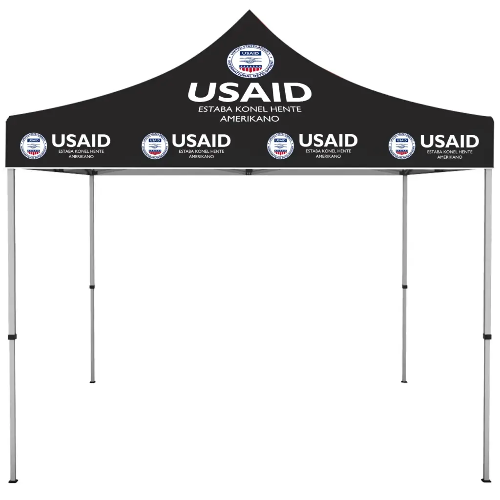 USAID Chavacano - ONE CHOICE 10 ft. Steel Canopy Tent Dye-Sub Graphic Package