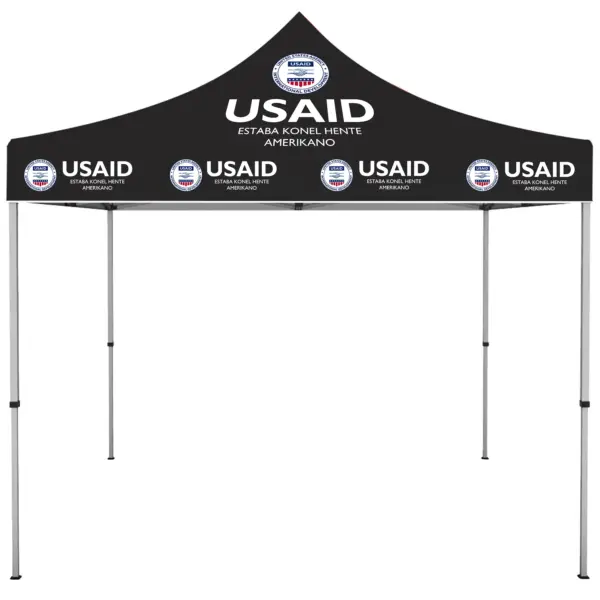 USAID Chavacano - ONE CHOICE 10 ft. Steel Canopy Tent Dye-Sub Graphic Package