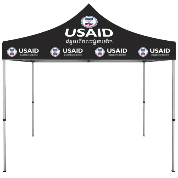 USAID Khmer - ONE CHOICE 10 ft. Steel Canopy Tent Dye-Sub Graphic Package
