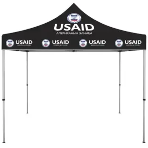USAID Kyrgyz - ONE CHOICE 10 ft. Steel Canopy Tent Dye-Sub Graphic Package