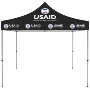 USAID Pangasinense - ONE CHOICE 10 ft. Steel Canopy Tent Dye-Sub Graphic Package