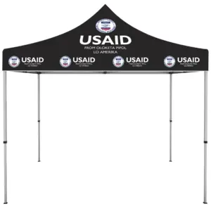 USAID Pijin - ONE CHOICE 10 ft. Steel Canopy Tent Dye-Sub Graphic Package