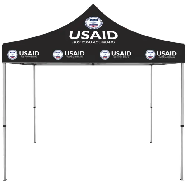 USAID Tetum - ONE CHOICE 10 ft. Steel Canopy Tent Dye-Sub Graphic Package