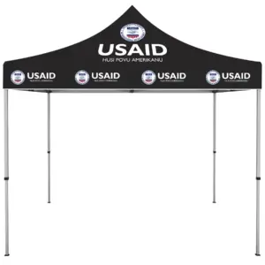 USAID Tetum - ONE CHOICE 10 ft. Steel Canopy Tent Dye-Sub Graphic Package