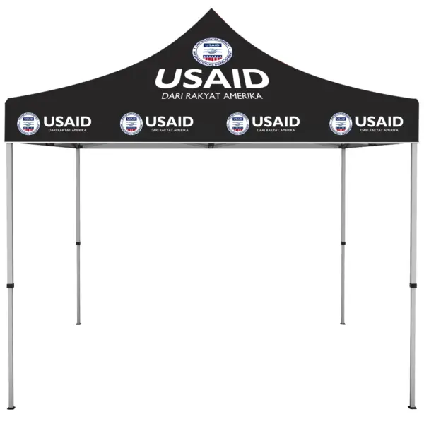 USAID Bahasa Indonesia - ONE CHOICE 10 ft. Steel Canopy Tent Dye-Sub Graphic Package