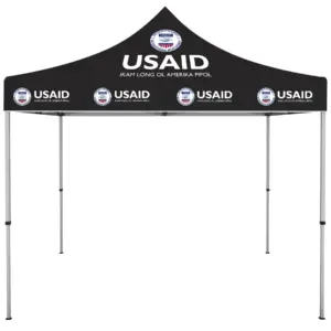 USAID Tok Pisin - ONE CHOICE 10 ft. Steel Canopy Tent Dye-Sub Graphic Package