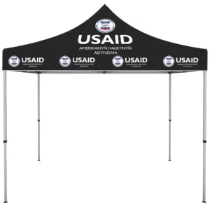 USAID Turkmen - ONE CHOICE 10 ft. Steel Canopy Tent Dye-Sub Graphic Package