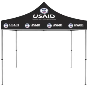 USAID Waray-Waray - ONE CHOICE 10 ft. Steel Canopy Tent Dye-Sub Graphic Package