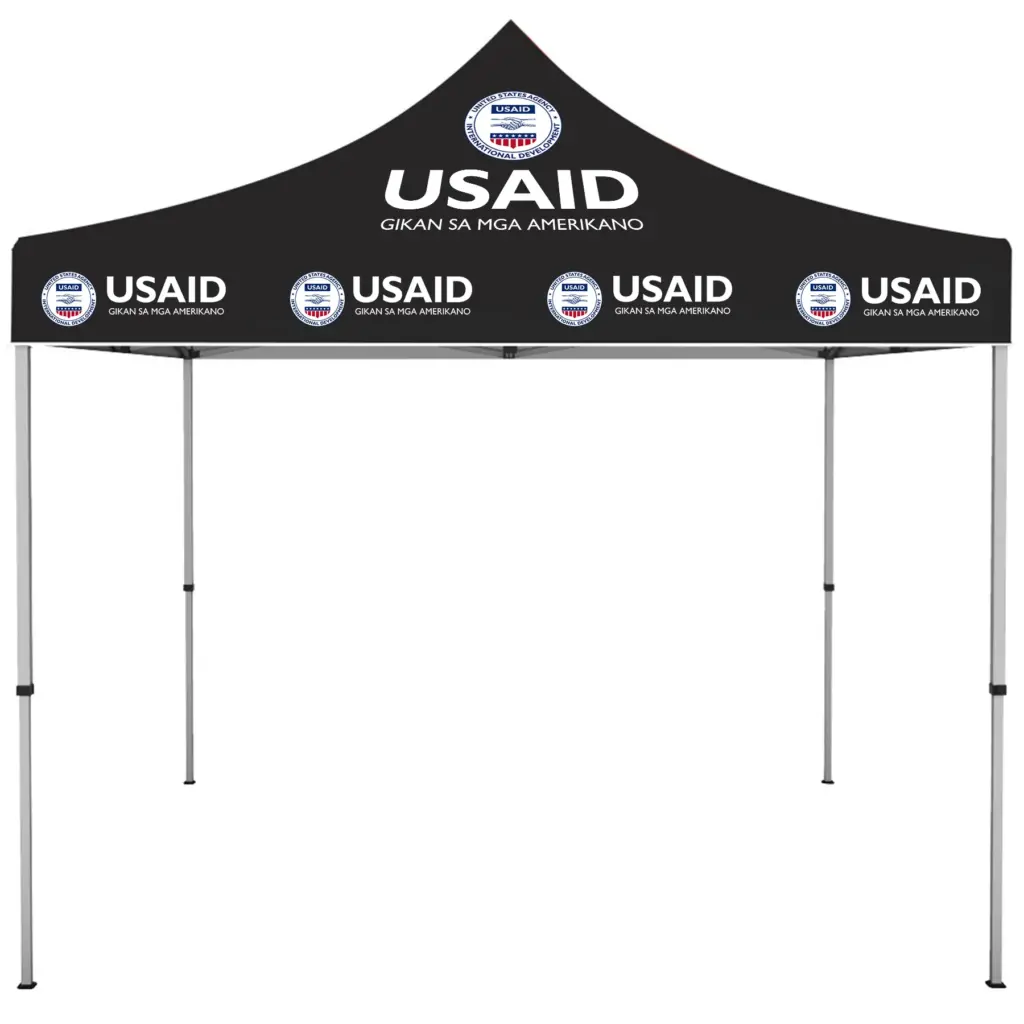USAID Cebuano - ONE CHOICE 10 ft. Steel Canopy Tent Dye-Sub Graphic Package