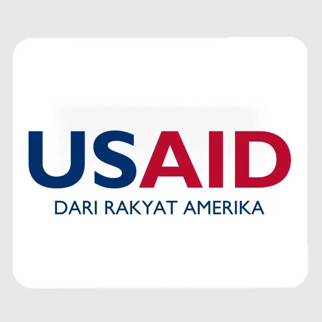 USAID Bahasa Indonesia - Large Rectangle Full Color Mouse Pads (9.25"x7.75"x0.625)
