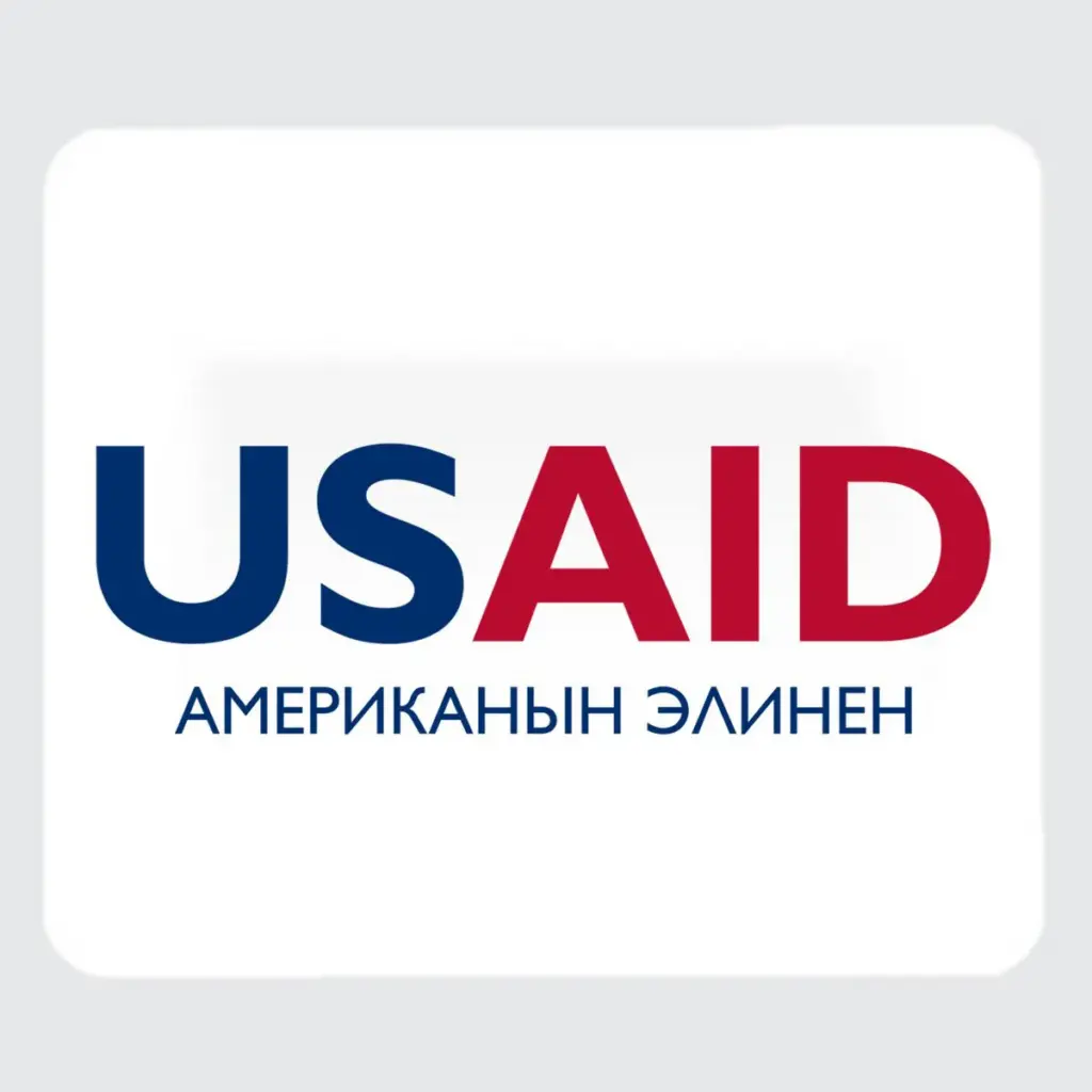 USAID Kyrgyz - Large Rectangle Full Color Mouse Pads (9.25"x7.75"x0.625)