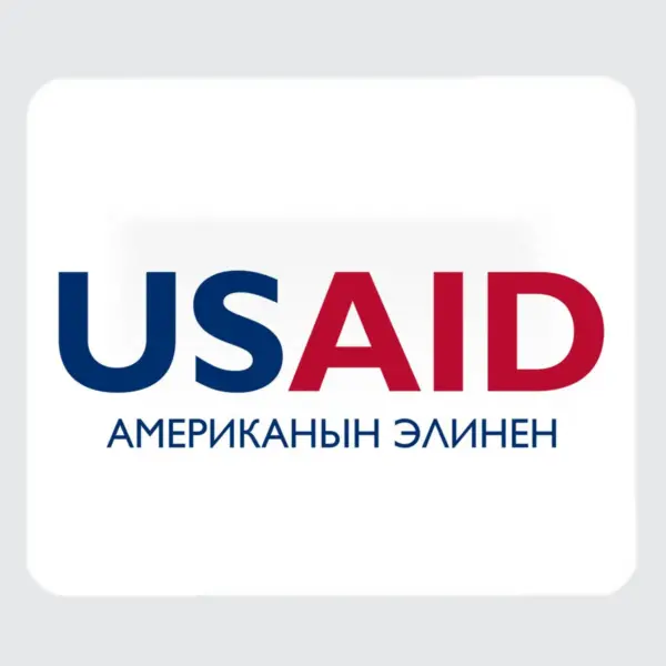 USAID Kyrgyz - Large Rectangle Full Color Mouse Pads (9.25"x7.75"x0.625)
