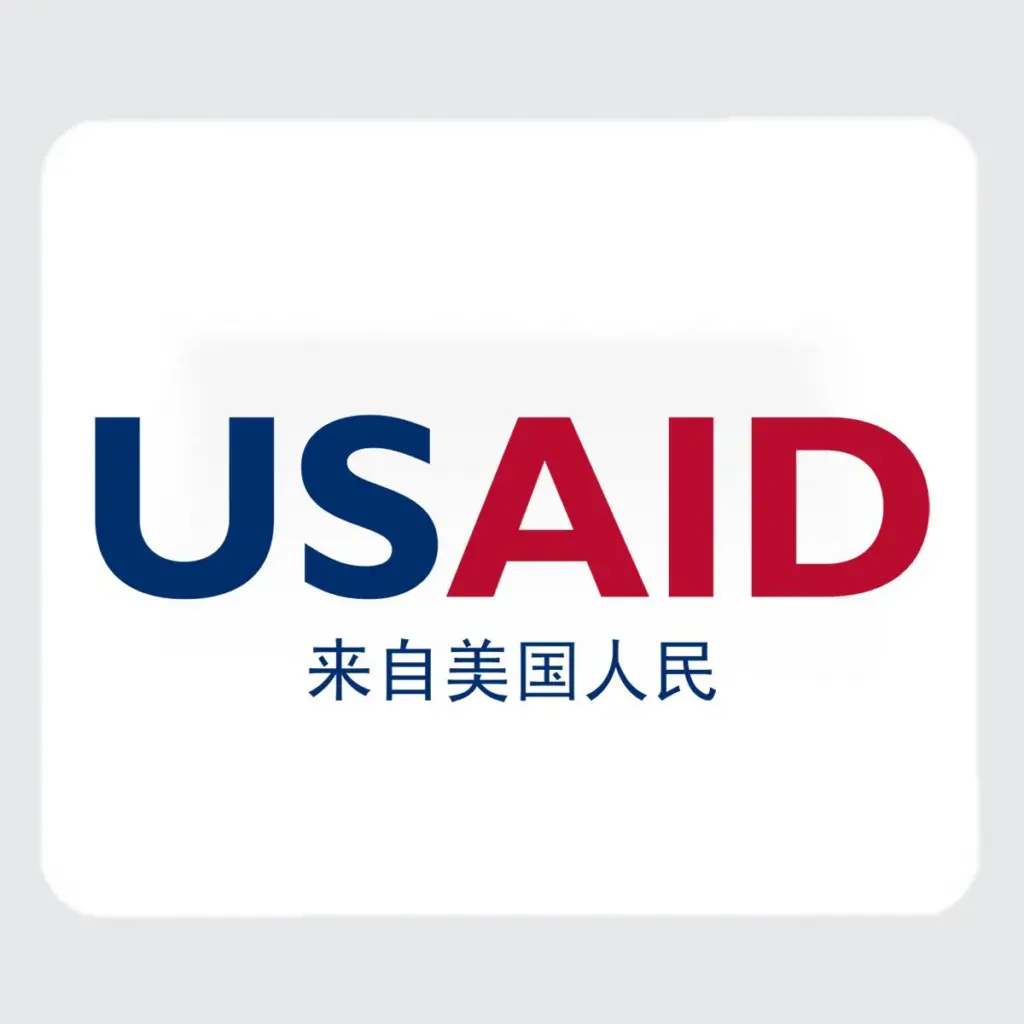 USAID Mandarin - Large Rectangle Full Color Mouse Pads (9.25"x7.75"x0.625)