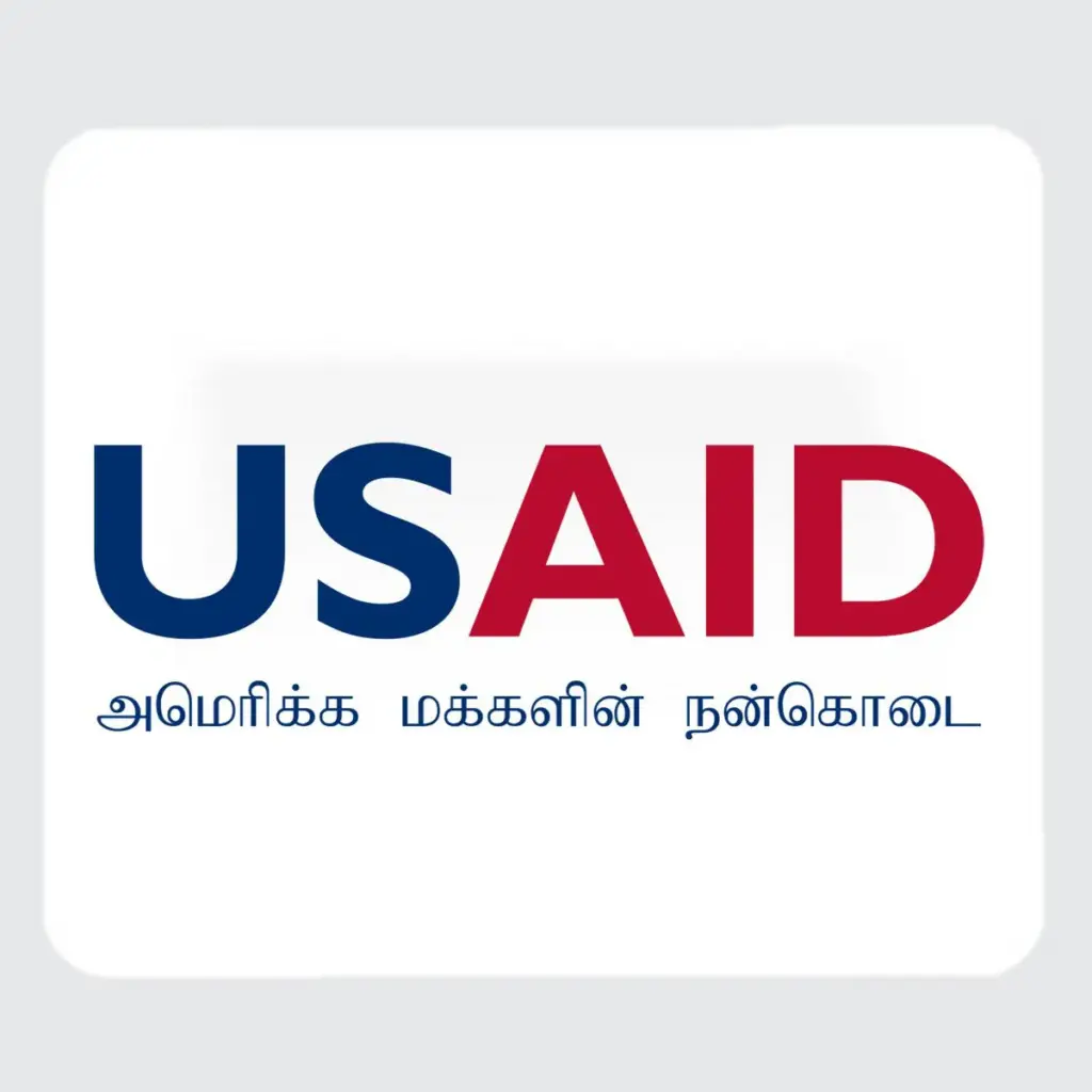 USAID Tamil - Large Rectangle Full Color Mouse Pads (9.25"x7.75"x0.625)