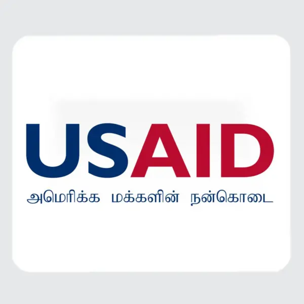 USAID Tamil - Large Rectangle Full Color Mouse Pads (9.25"x7.75"x0.625)