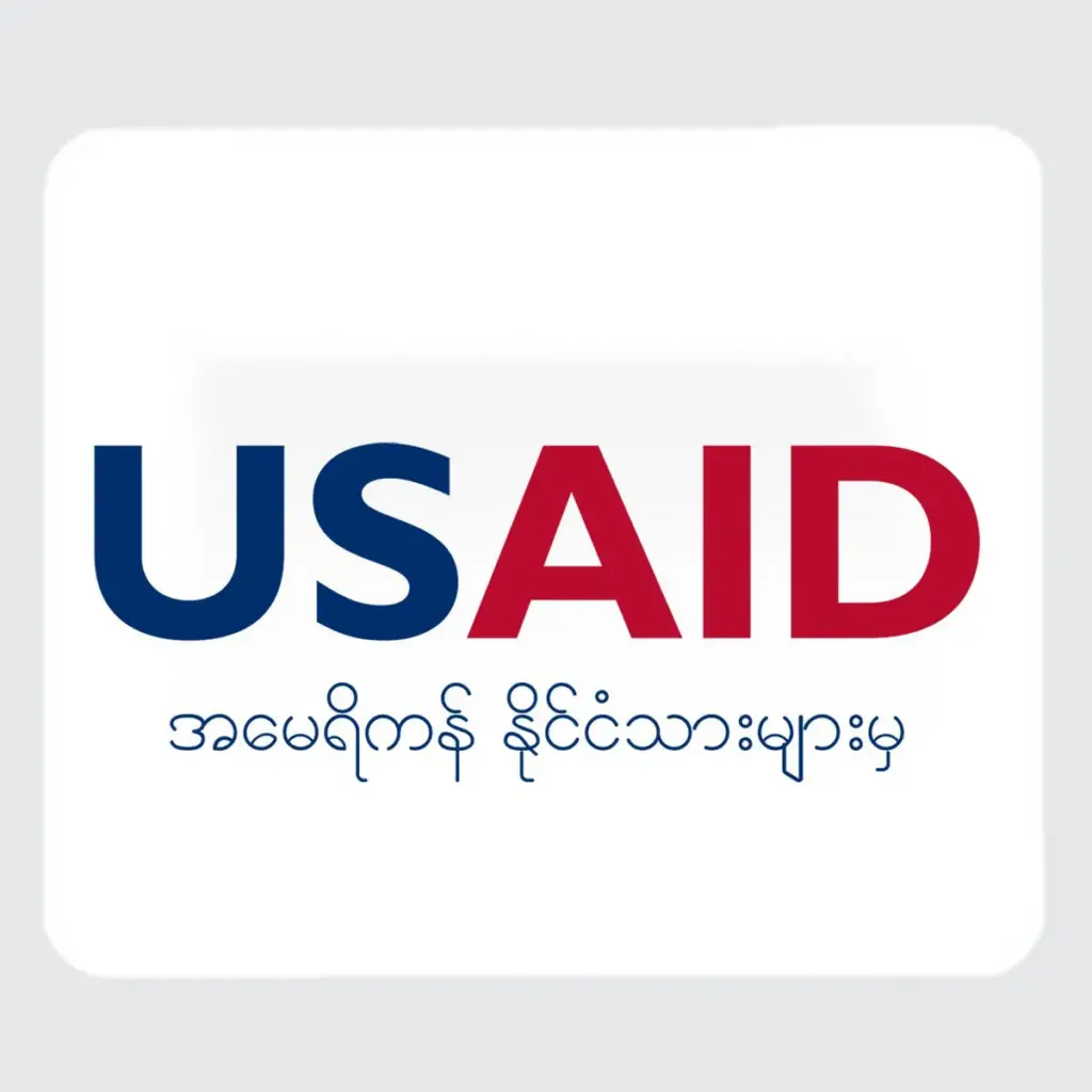 USAID Burmese - Large Rectangle Full Color Mouse Pads (9.25"x7.75"x0.625)