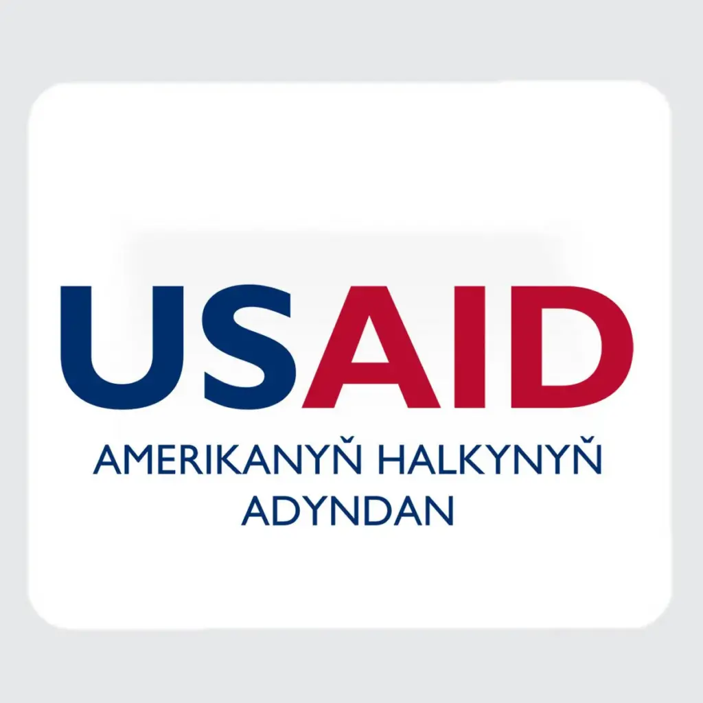 USAID Turkmen - Large Rectangle Full Color Mouse Pads (9.25"x7.75"x0.625)