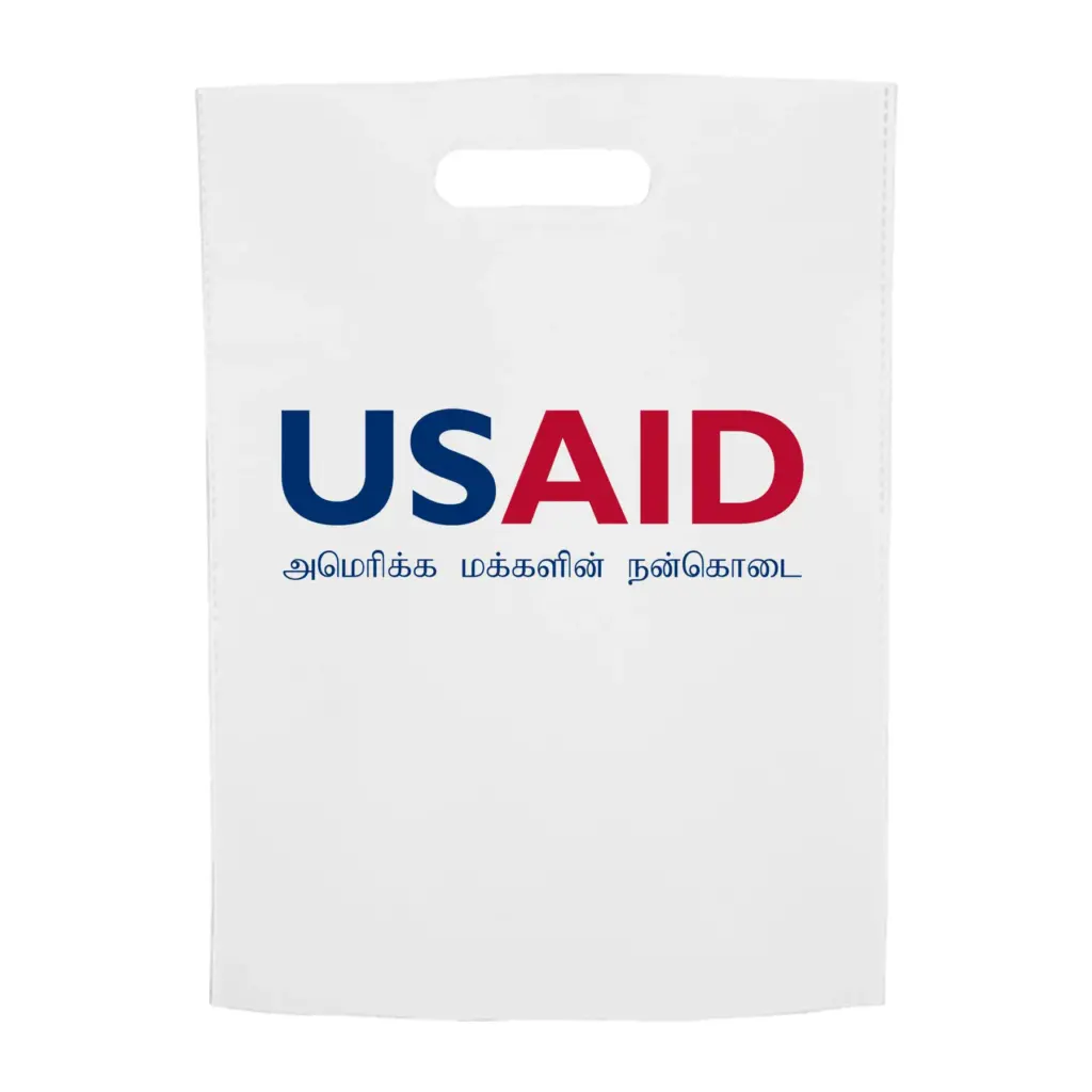 USAID Tamil - Non-Woven Exhibition Tote Bags (11"x14")
