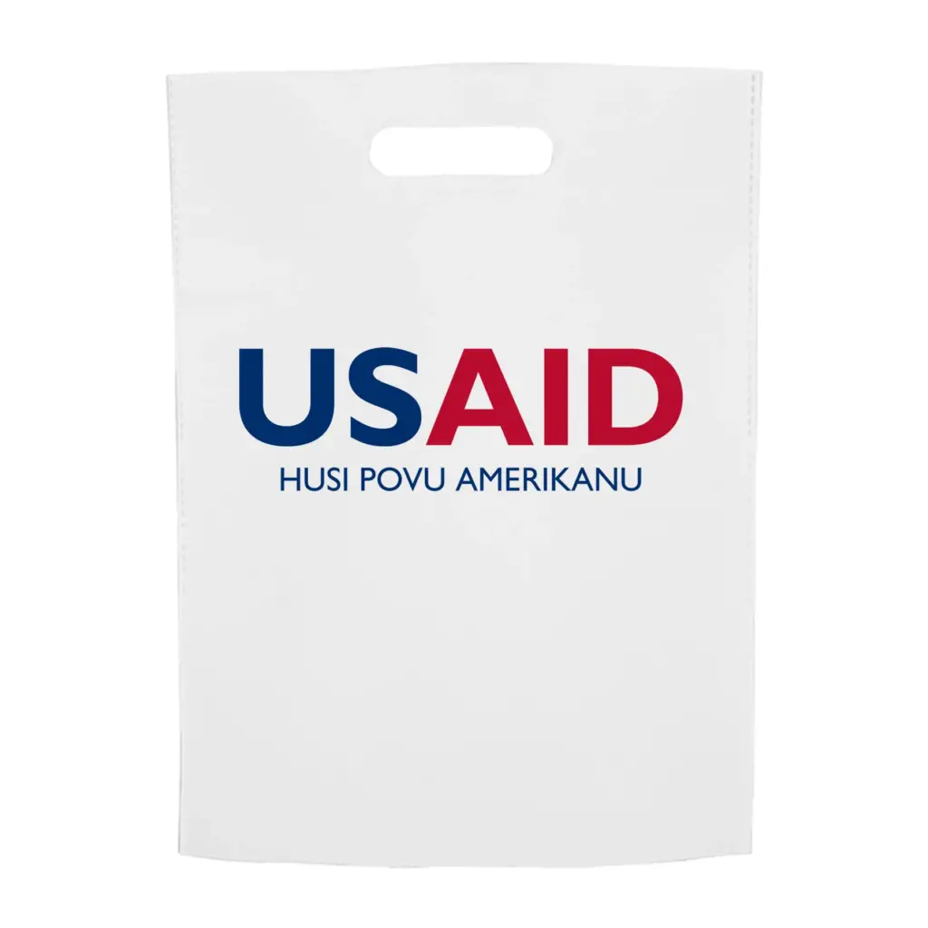 USAID Tetum - Non-Woven Exhibition Tote Bags (11"x14")