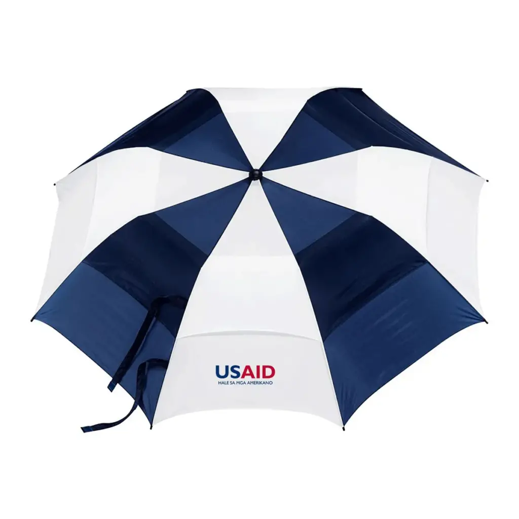USAID Bicolano - 58" Vented Auto Open Folding Golf Umbrella