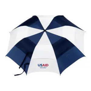 USAID Tonga - 58" Vented Auto Open Folding Golf Umbrella