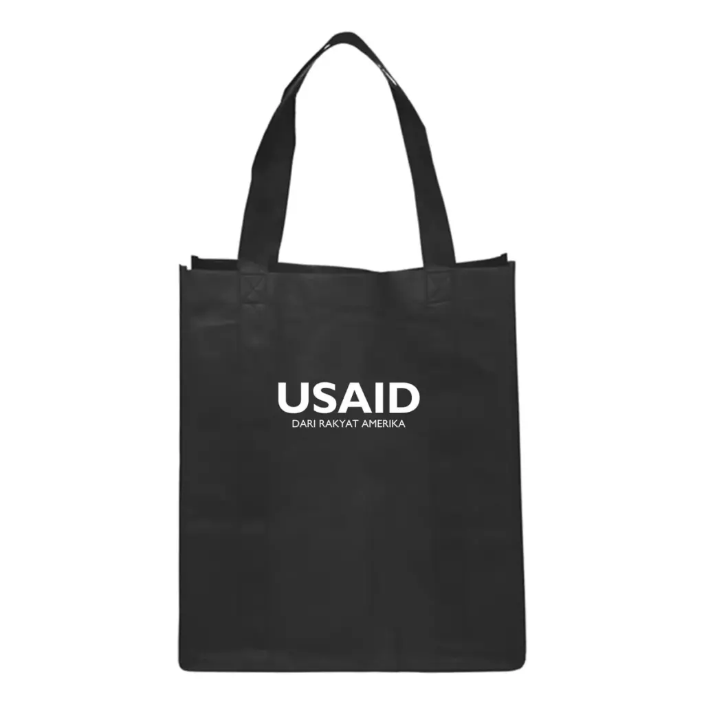 USAID Bahasa Indonesia - Reusable Grocery Tote Bags (13"x10")