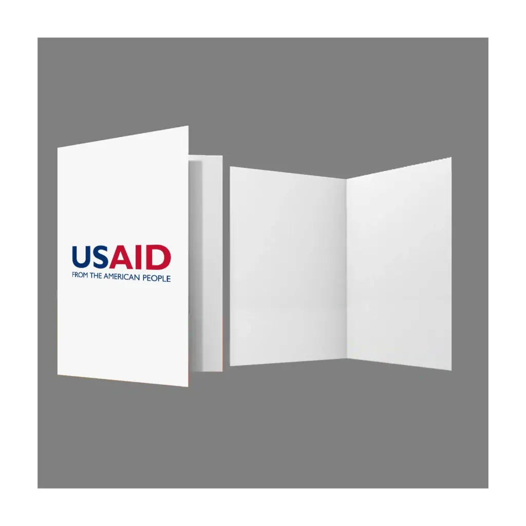 USAID Bahasa Indonesia - Presentation Folder w/ UV Gloss (9"x12")