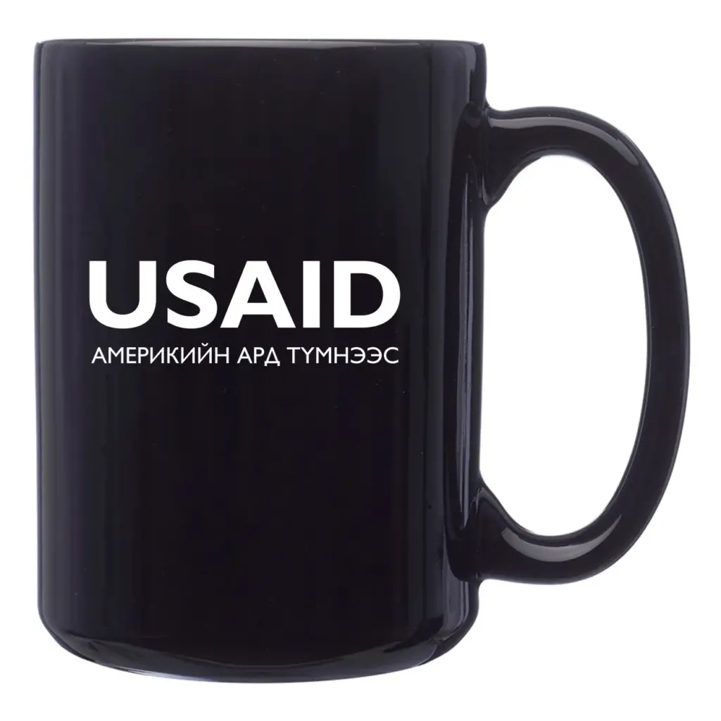 USAID Mongolian - 15 Oz. Large El Grande Coffee Mugs