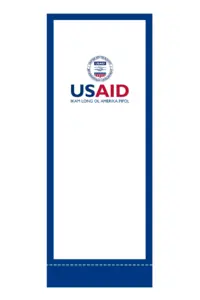 USAID Tok Pisin Tradition 34" Retractable Banner - Full Color