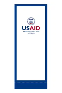 USAID Turkmen Tradition 34" Retractable Banner - Full Color