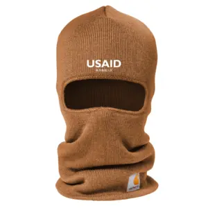 USAID Mandarin - Embroidered Carhartt Knit Insulated Face Mask