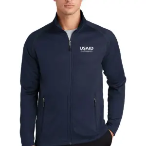 USAID Khmer - Eddie Bauer Men's Smooth Fleece Base Layer Full-Zip