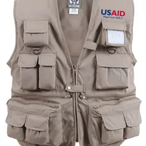 USAID Dari - Uncle Milty's Khaki Travel Vest Min 12 pcs