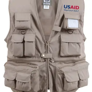 USAID Farsi - Uncle Milty's Khaki Travel Vest Min 12 pcs