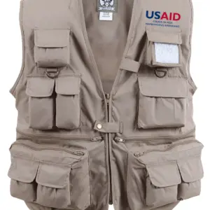 USAID Filipino - Uncle Milty's Khaki Travel Vest Min 12 pcs