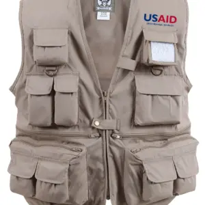 USAID Kyrgyz - Uncle Milty's Khaki Travel Vest Min 12 pcs