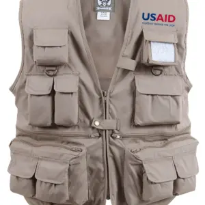 USAID Bangla - Uncle Milty's Khaki Travel Vest Min 12 pcs