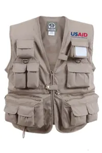 USAID Pangasinense - Uncle Milty's Khaki Travel Vest Min 12 pcs