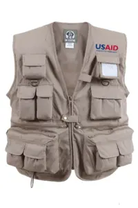 USAID Bicolano - Uncle Milty's Khaki Travel Vest Min 12 pcs