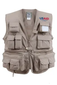 USAID Pijin - Uncle Milty's Khaki Travel Vest Min 12 pcs
