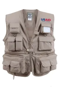 USAID Sinhala - Uncle Milty's Khaki Travel Vest Min 12 pcs
